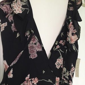 Black and pink flora mimi dress